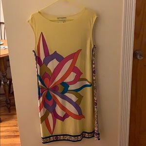 Yellow design dress